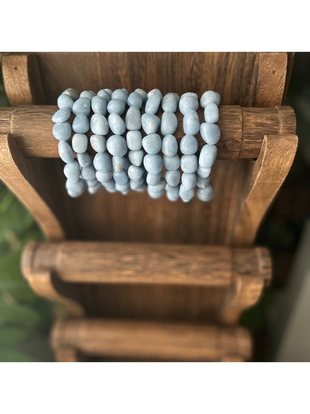 Angelite tumble bracelet